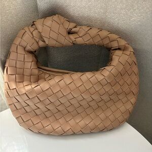 Urban Expressions Woven Brown Hobo Bag